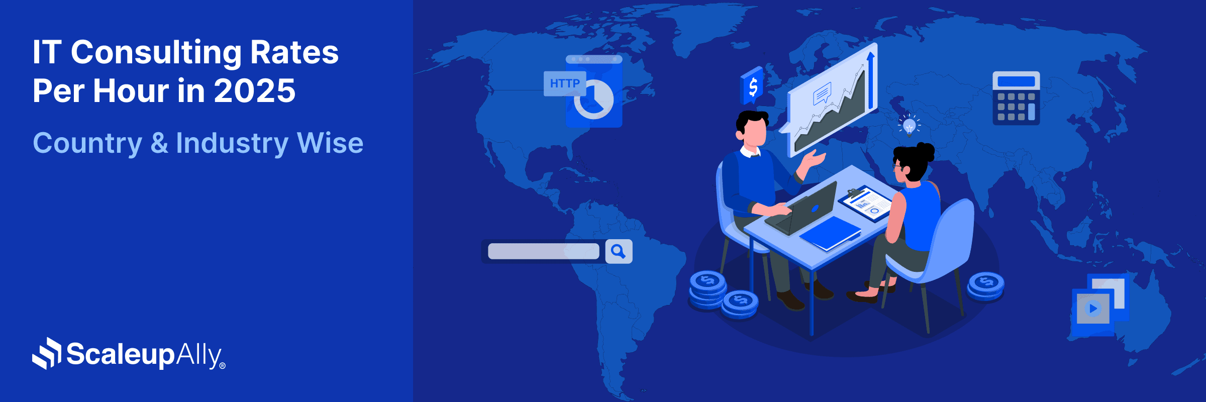 IT Consulting Rates Per Hour in 2025: Country & Industry Wise