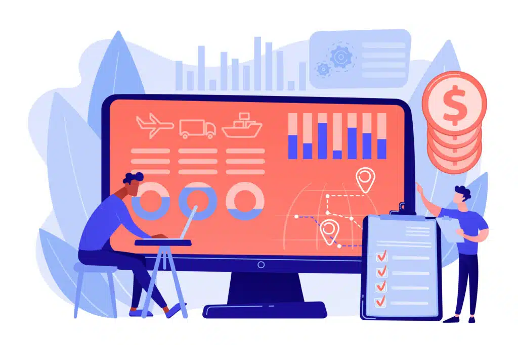 Illustration of Power BI for Supply Chain Management