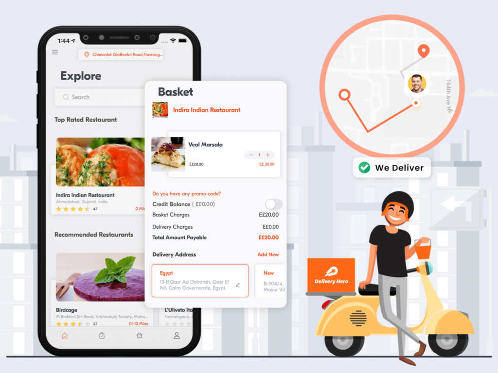 Delivery Hero - PHP website example