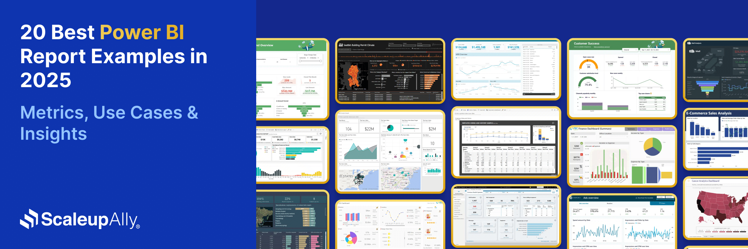 20 Best Power BI Report Examples in 2025 with Metrics, Use Cases & Insights