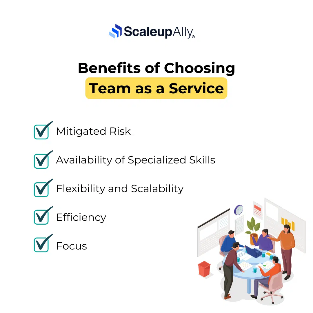 benefits of choosing Team as a Service