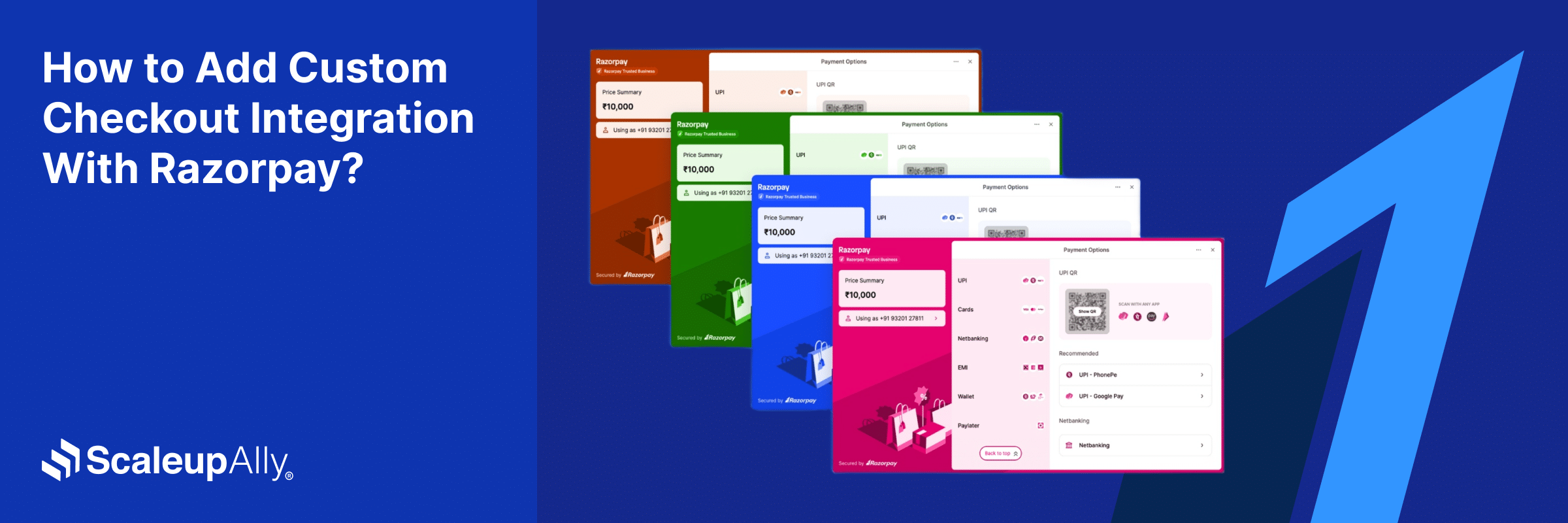 How to Add Custom Checkout Integration With Razorpay?