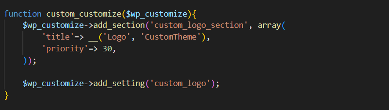 Customizer Integration