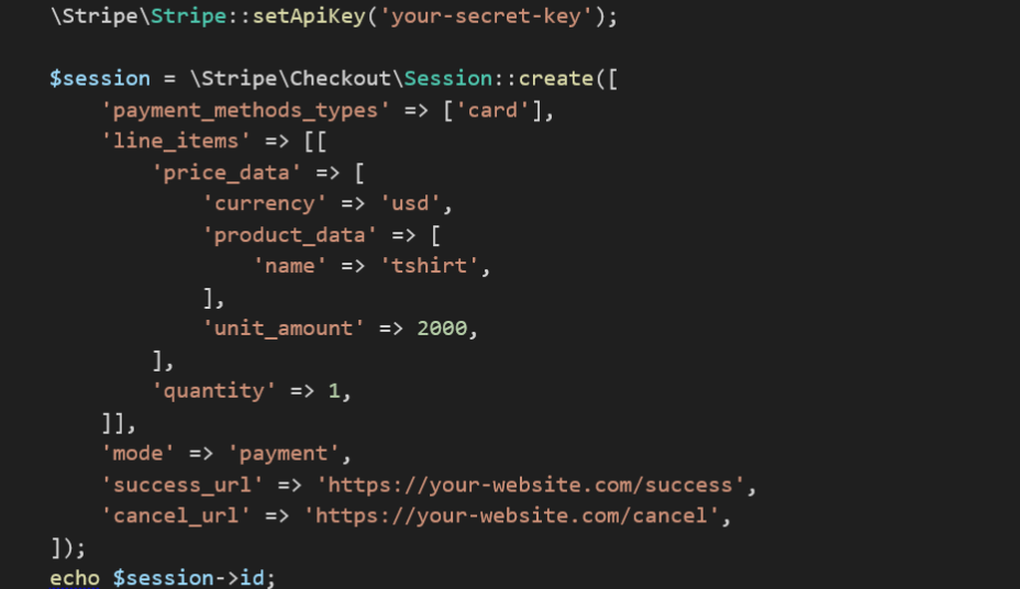 Stripe Checkout Integration Example