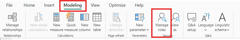 modeling - manage roles