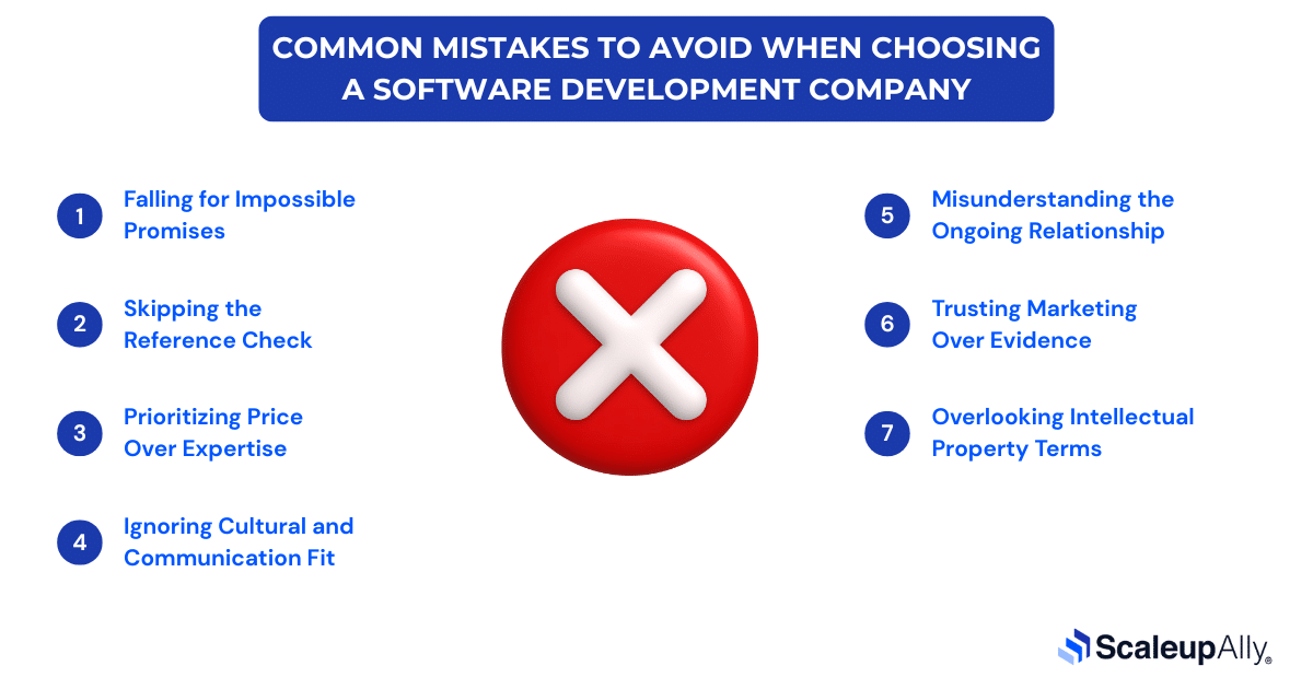 Common Mistakes to Avoid When Choosing a Software Development Company