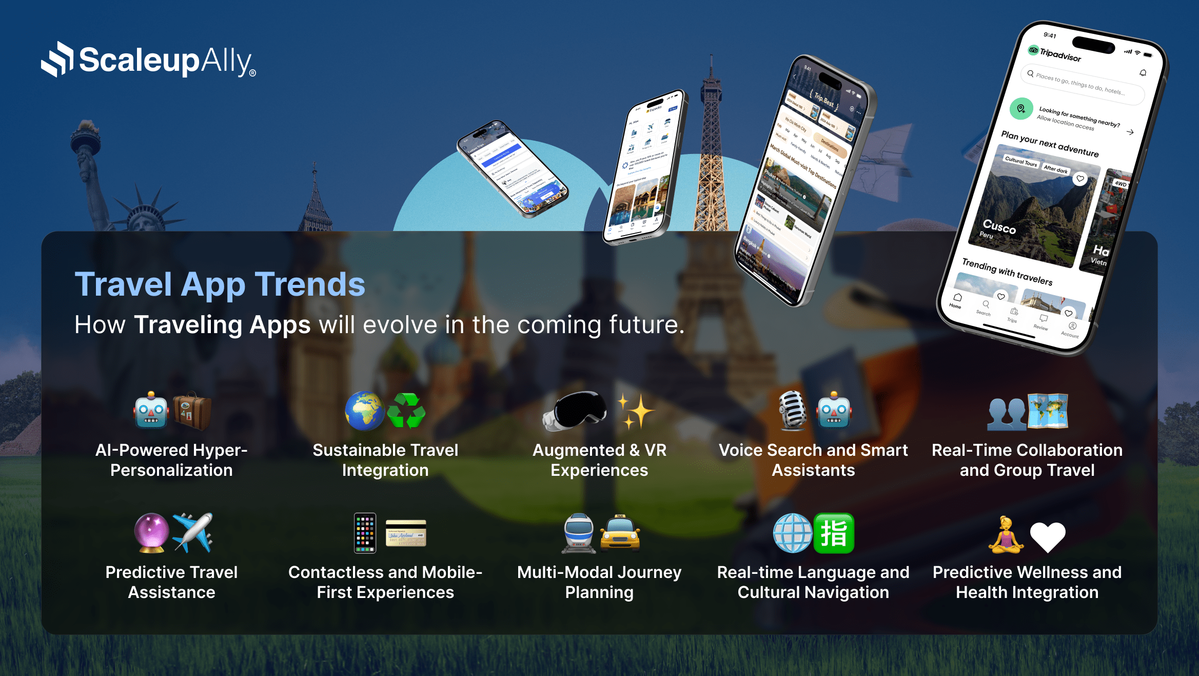 Top 10 Trends in Travel Apps to Watch out for